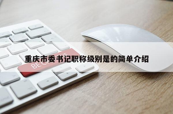 重慶市委書記職稱級別是的簡單介紹